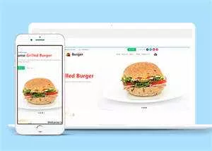 高热量快餐食品网站HTML5模板 - FiveM 插件资源站
