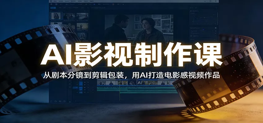 AI影视制作课：从剧本分镜到剪辑包装，用AI打造电影感视频作品 - FiveM 插件资源站