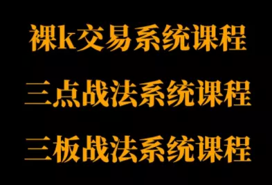 半山猎人三套系统课程(裸K体系、三点体系、三板体系) - FiveM 插件资源站
