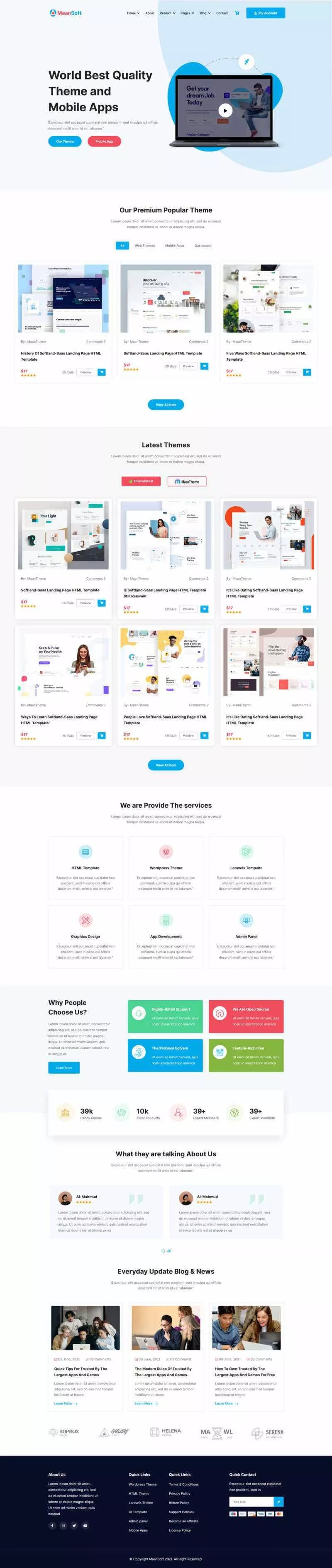 Bootstrap5数字信息产品交易平台HTML模板 - FiveM 插件资源站