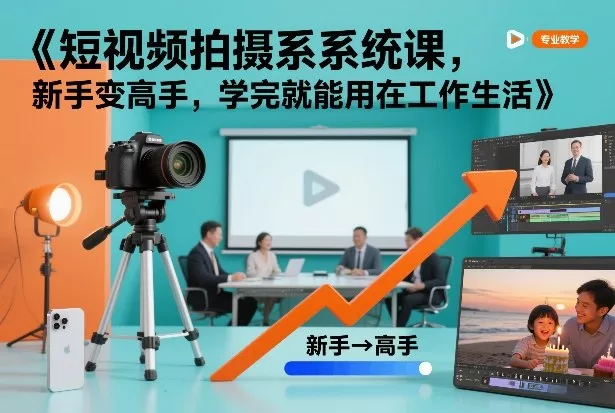 短视频拍摄系统课，新手变高手，学完就能用在工作生活 - FiveM 插件资源站