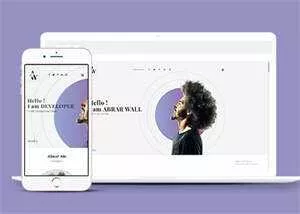 白色简洁设计师网站模板下载 - FiveM 插件资源站