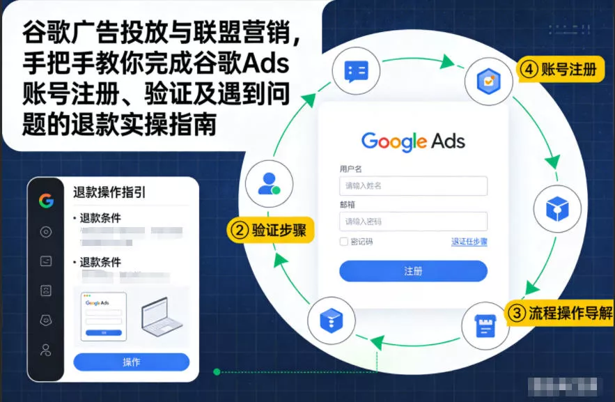 谷歌广告投放与联盟营销，手把手教你完成谷歌Ads账号注册、验证及遇到问题的退款实操指南 - FiveM 插件资源站