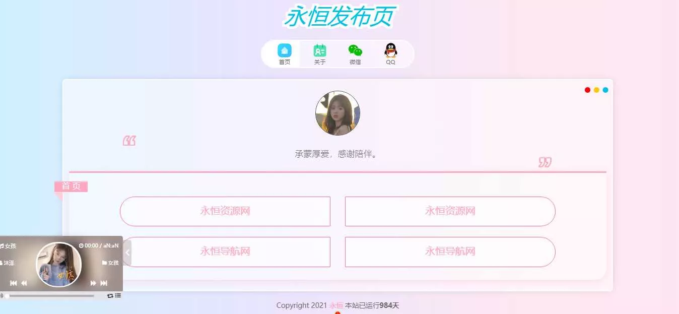 一款超级好看的网站发布页 - FiveM 插件资源站