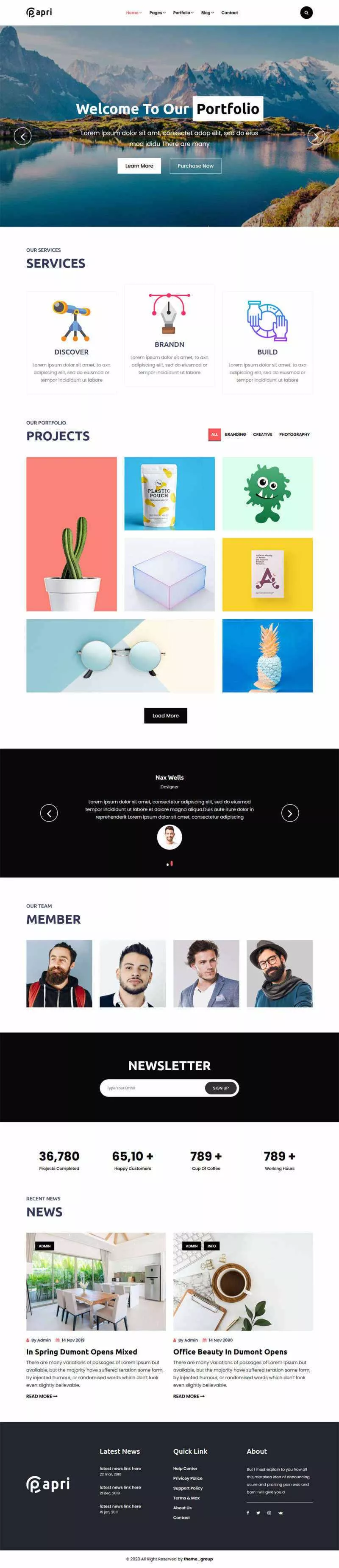bootstrap多功能的企业介绍展示html5模板 - FiveM 插件资源站
