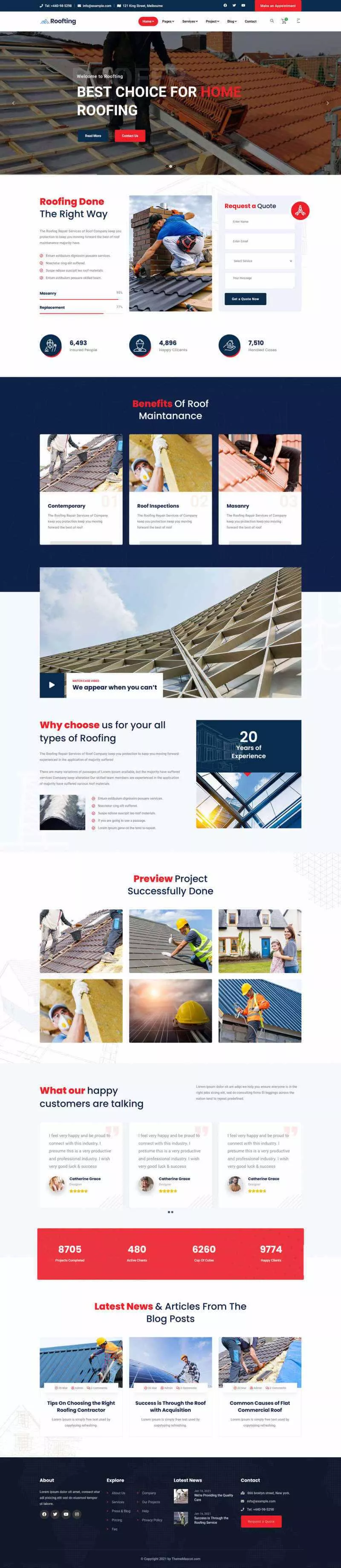 Bootstrap响应式的房屋建筑工程企业html模板 - FiveM 插件资源站