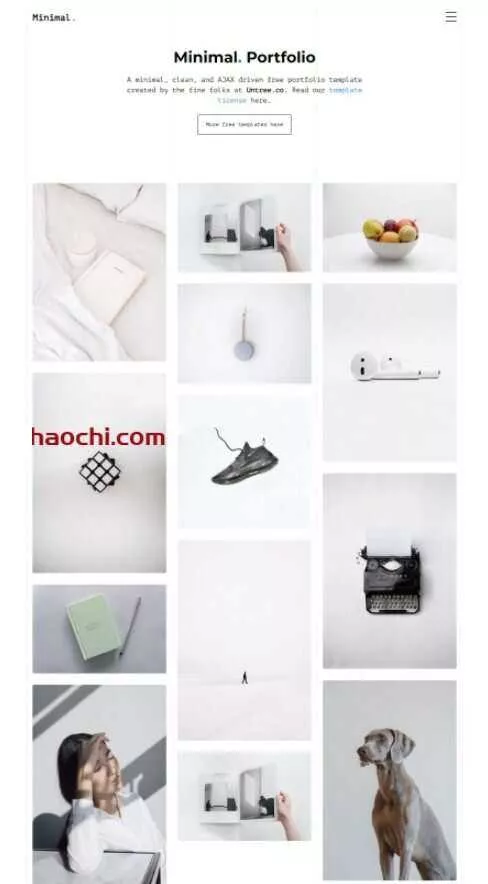 设计服务公司作品宣传网站HTML模板 - FiveM 插件资源站