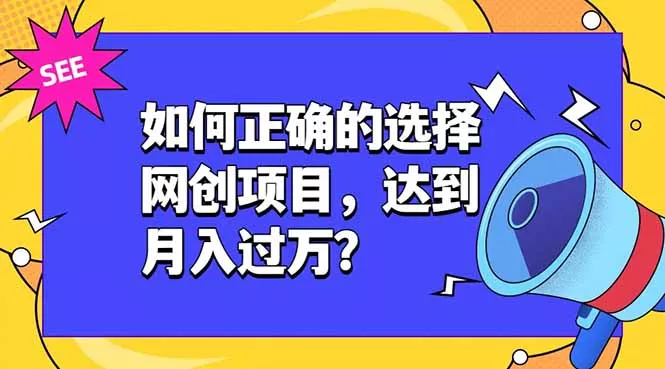 如何正确的选择网创项目，达到月入过万？，本课程教你正确选择项目。 - FiveM 插件资源站