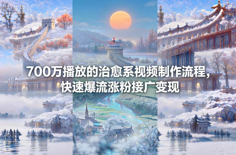700万播放的治愈系视频制作流程，快速爆流涨粉接广变现 - FiveM 插件资源站
