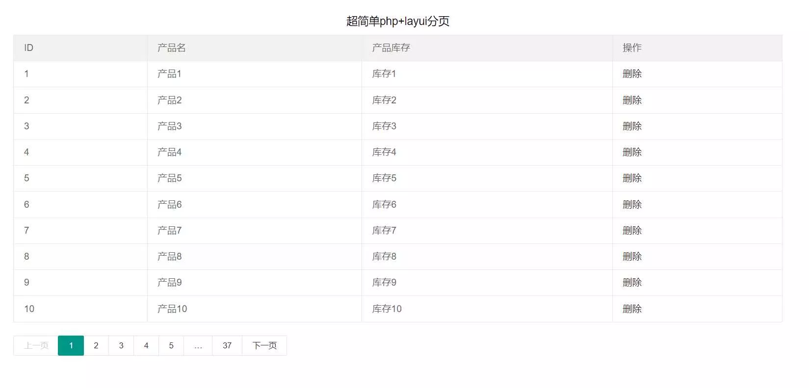 php7+layui超简单分页 - FiveM 插件资源站